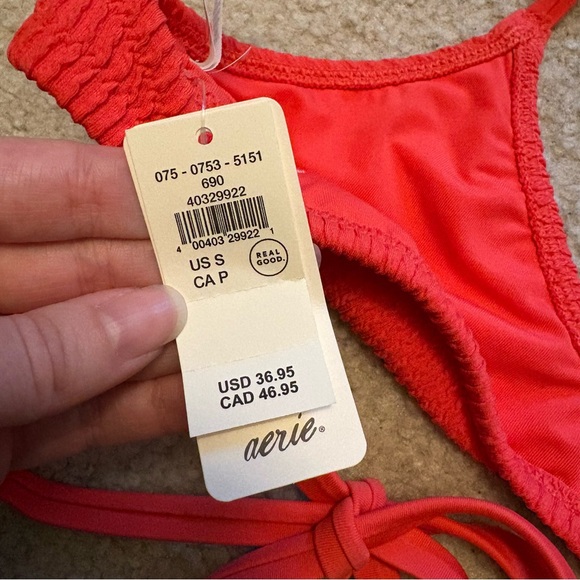 Aerie halter bikini top - size small NWT - Picture 2 of 4